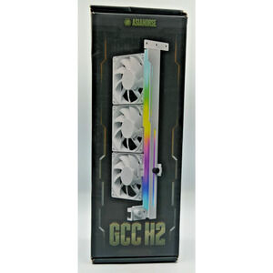 AsiaHorse GCC H2 White RGB GPU Cooler Graphics Card Bracket w/ Triple Fan Suppor